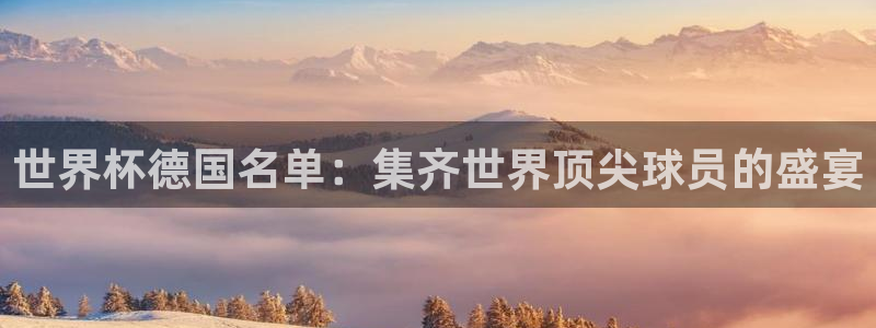 世界杯预选赛亚洲区赛程：世界杯德国名单：集齐世界顶尖球员的盛宴